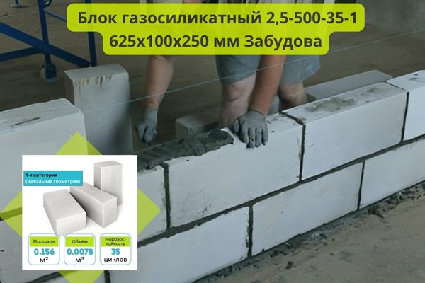 Блок газосиликатный Забудова фото